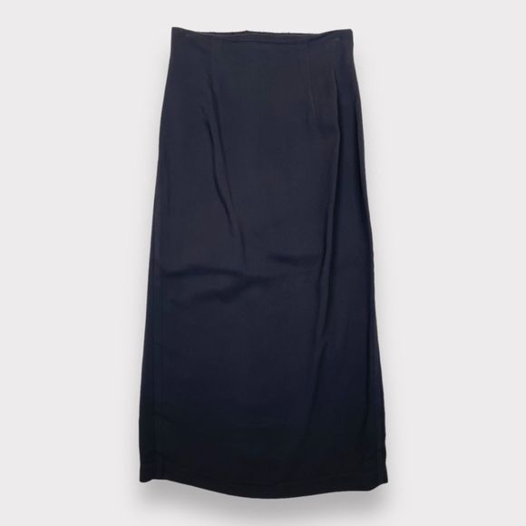 CO Essentials Black Pull-On Midi Pencil Skirt Women's Size Small - Picture 3 of 12